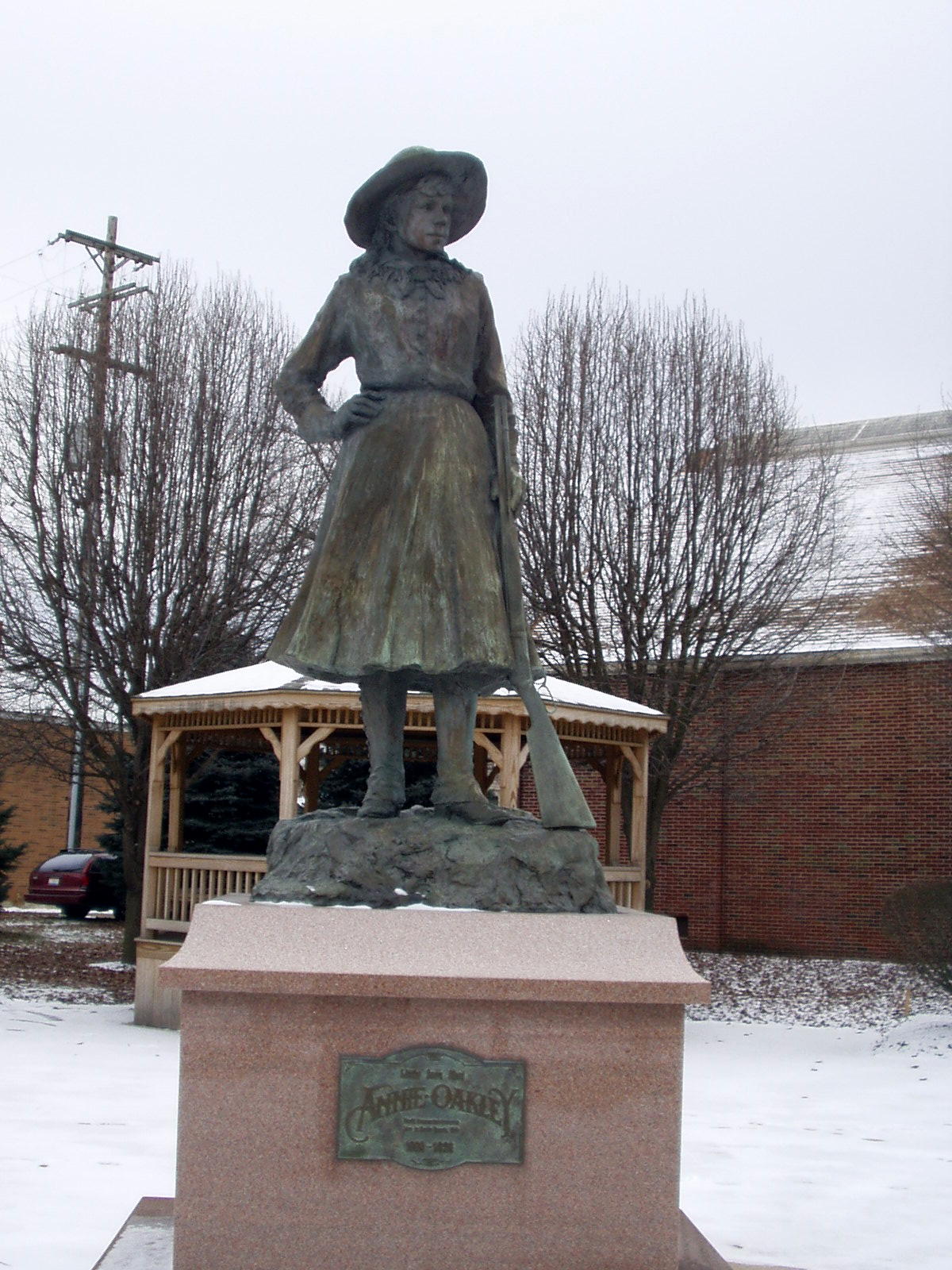 Statue of Annie Oakley, Greenville, Ohio